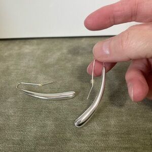 Sterling silver drop earrings